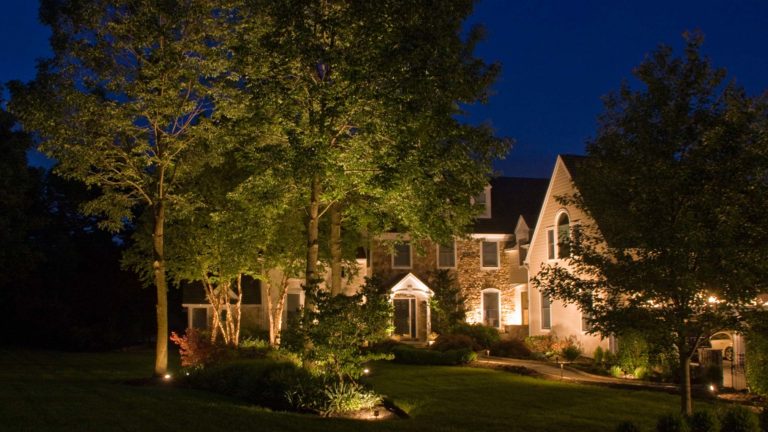 Landscape Lighting Installation in Lansdale, Pennsylvania Wes Carver Electric