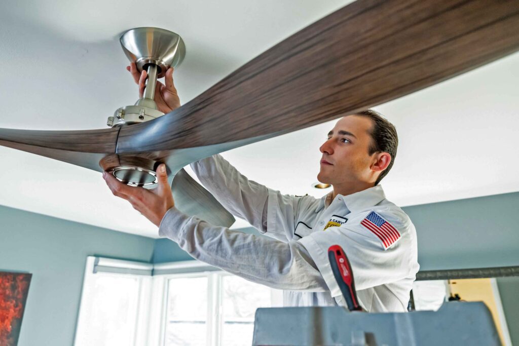 Image showcasing Ceiling Fan Installation Services | Bucks & Montgomery County, PA | Wes ...